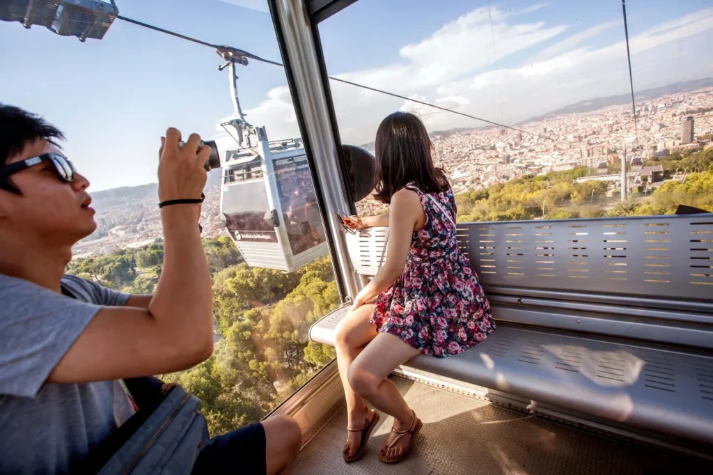 Barcelona Montjuïc Cable Car Roundtrip Ticket