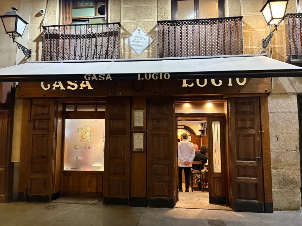 Casa Lucio Madrid